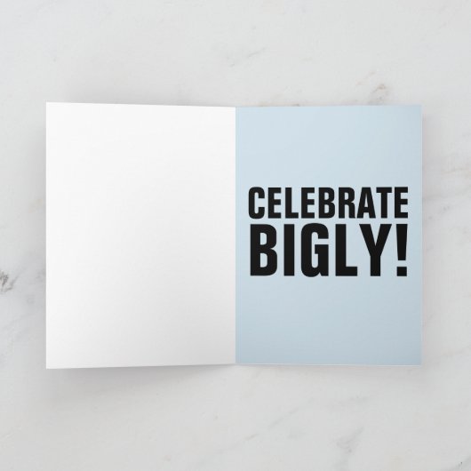 DONALD TRUMP Funny BIRTHDAY-Wenskaarten Kaart (Binnen)