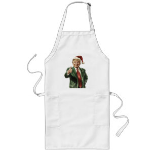 Donald Trump Funny Christmas Cooking Schort