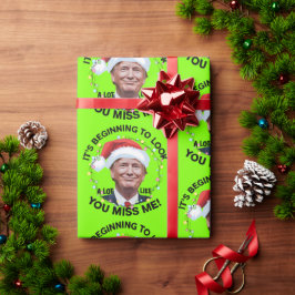 Donald Trump Funny Christmas MAGA Cadeaupapier