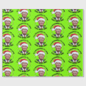 Donald Trump Funny Christmas MAGA Cadeaupapier (Vlak)