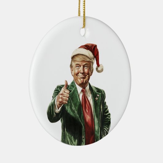 Donald Trump Funny Christmas Tree Ornament (Rechts)