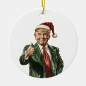 Donald Trump Funny Christmas Tree Ornament (Voorkant)