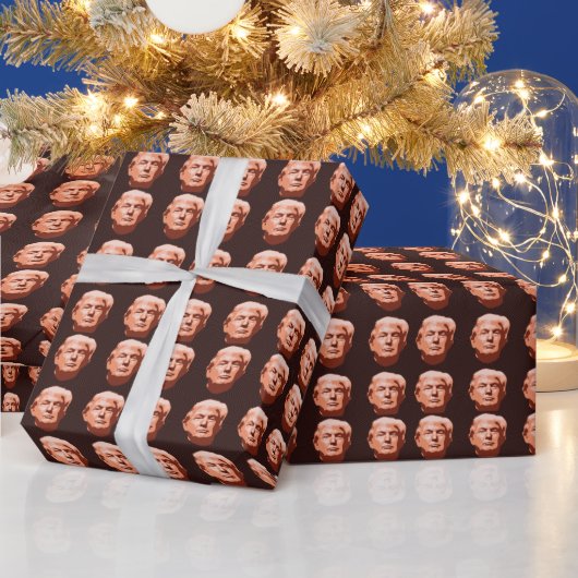 DONALD TRUMP FUNNY CHRISTMAS WRAPPING PAPER CADEAUPAPIER (Feestdagen)