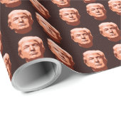 DONALD TRUMP FUNNY CHRISTMAS WRAPPING PAPER CADEAUPAPIER (Rol Hoek)