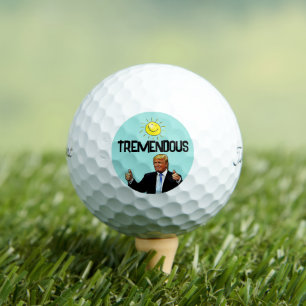 DONALD TRUMP FUNNY GOLF BALLS CHRISTMAS GIFT GOLFBALLEN