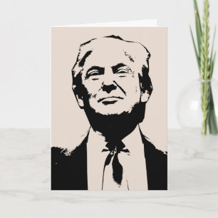 DONALD TRUMP FUNNY HAPPY BIRTHDAY WENSKAARTEN KAART