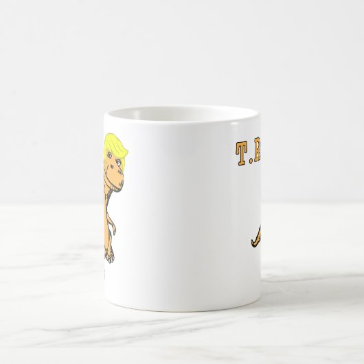 Donald Trump Funny Mug T. Rump Dinosaur Koffiemok (Center)
