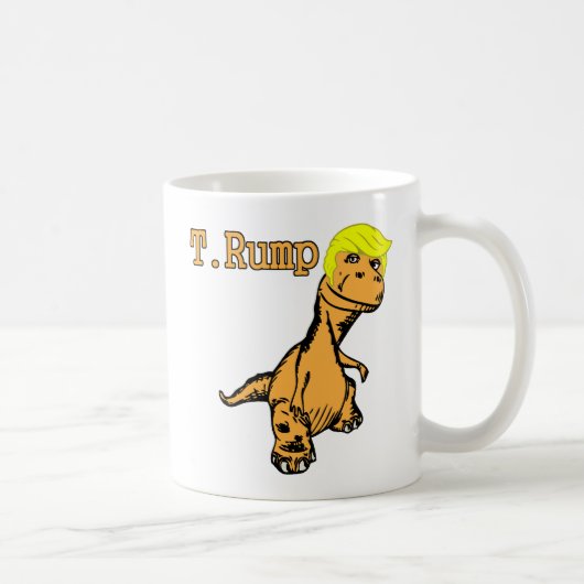 Donald Trump Funny Mug T. Rump Dinosaur Koffiemok (Rechts)