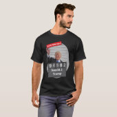 DONALD TRUMP 🤣 Funny Mugshot Novelty T-shirt (Voorkant volledig)