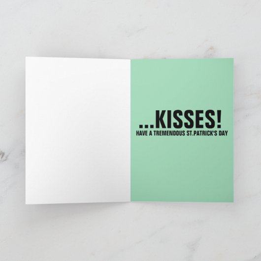 DONALD TRUMP FUNNY ST.PATRICK'S DAY KAARTEN (Binnen)