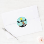 DONALD TRUMP FUNNY TREMENDOUS STICKERS (Envelop)