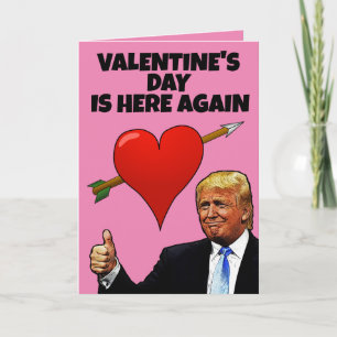 DONALD TRUMP FUNNY VALENTIJNSDAG KAARTEN