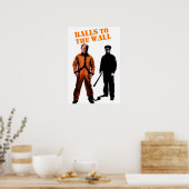 Donald Trump gaat in de gevangenis Poster (Keuken)