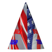 Donald Trump gaat voor President American Flag Feesthoedjes (Achterkant)