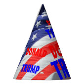 Donald Trump gaat voor President American Flag Feesthoedjes (Links)