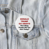 Donald Trump gaat weg! Ronde Button 7,6 Cm (In situ)