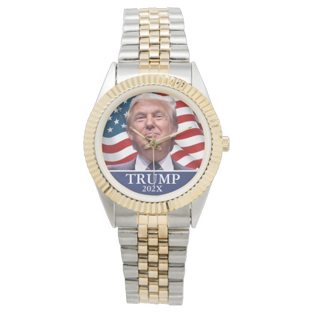 Donald Trump gepersonaliseerde naam Horloge (Voorkant)