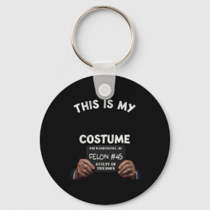 Donald Trump Gevangenis Halloween Kostuum Sleutelhanger