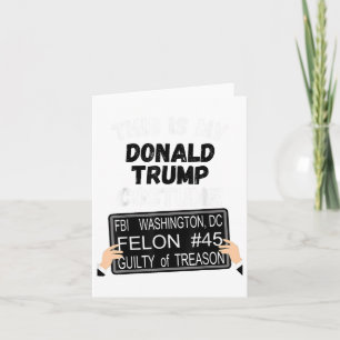 Donald Trump gevangenis veroordeelde outfit, anti Kaart