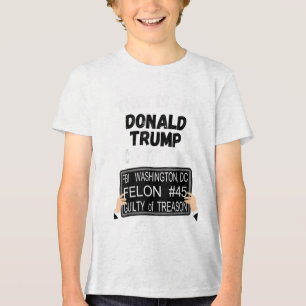 Donald Trump gevangenis veroordeelde outfit, anti Tri-Blend Shirt