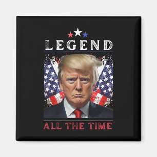 Donald Trump Gevecht Inauguratie Dag 2025 Legende  Magneet
