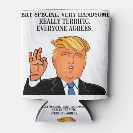 Donald Trump - geweldige vaders dag verjaardag Blikjeskoeler (Voorkant)