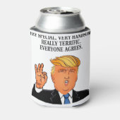 Donald Trump - geweldige vaders dag verjaardag Blikjeskoeler (Blikje Achterkant)