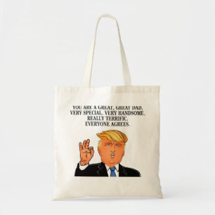 Donald Trump - geweldige vaders dag verjaardag Tote Bag