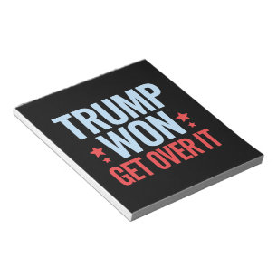 Donald Trump Gewonnen Kom Er Overheen 2024 Trump G Notitieblok