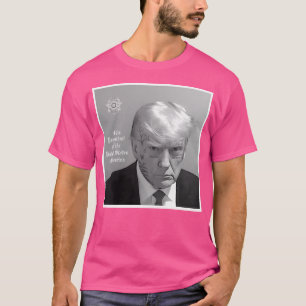Donald Trump gezicht Tattoo Mugshot T-shirt