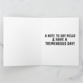 DONALD TRUMP GIANT HALLO KAART VOOR MOM-KAARTEN (Binnen)