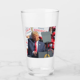 Donald Trump Glas