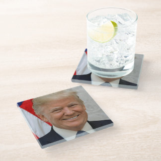 Donald Trump Glazen Onderzetter