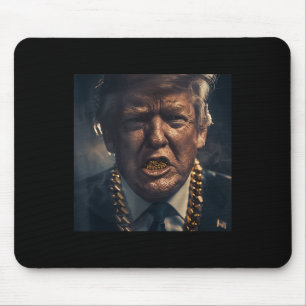 Donald Trump Gold Grillz Muismat