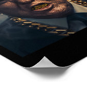 Donald Trump Gold Grillz Poster (Hoek)