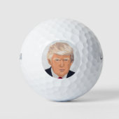 DONALD TRUMP GOLF BALLS GOLFBALLEN (Voorkant)
