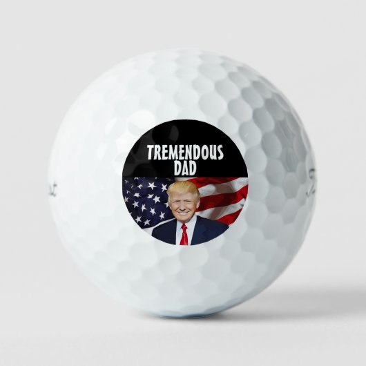 DONALD TRUMP GOLF BALLS VOOR DAD GOLFBALLEN (Voorkant)