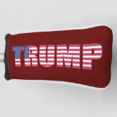 DONALD TRUMP GOLF HEAD HOESJE GOLFHEADCOVER (Voorkant)