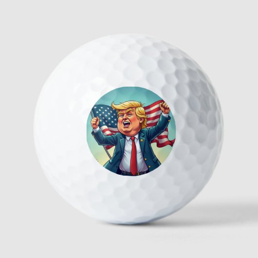 Donald Trump  Golfballen (Voorkant)