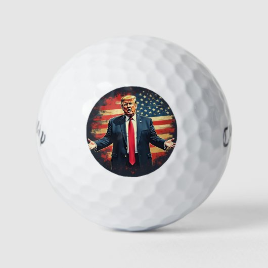 Donald Trump Golfballen (Voorkant)