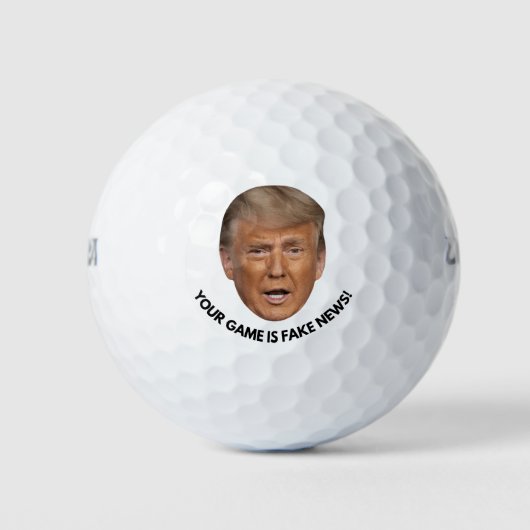 Donald Trump Golfballen, Grappig Golfballen (Voorkant)
