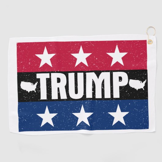 Donald Trump Golfhanddoek (Horizontaal)