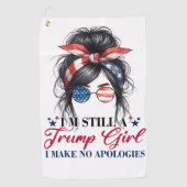 Donald Trump Golfhanddoek (Voorkant)