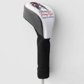 Donald Trump Golfheadcover (Schuin)