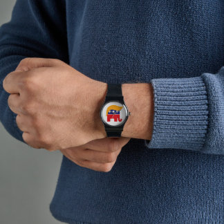 Donald Trump GOP Olifant Haar - Het Is Tijd Horloge