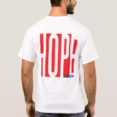 Donald Trump Graphic Mugshot Rood Blauw T-shirt (Achterkant)