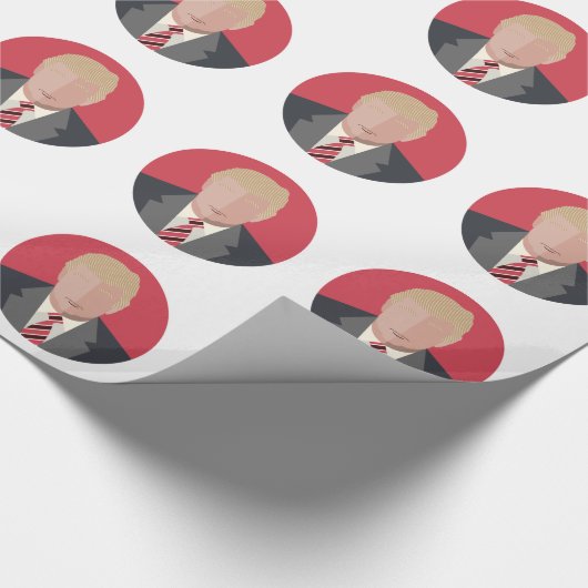 Donald Trump Graphic Representation Cadeaupapier (Hoek)