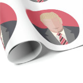 Donald Trump Graphic Representation Cadeaupapier (Rol Hoek)