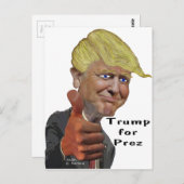 Donald Trump grappig grappig product Trump voor Pr Briefkaart (Voorkant / Achterkant)