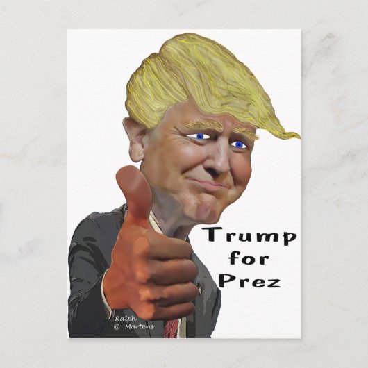 Donald Trump grappig grappig product Trump voor Pr Briefkaart (Voorkant)